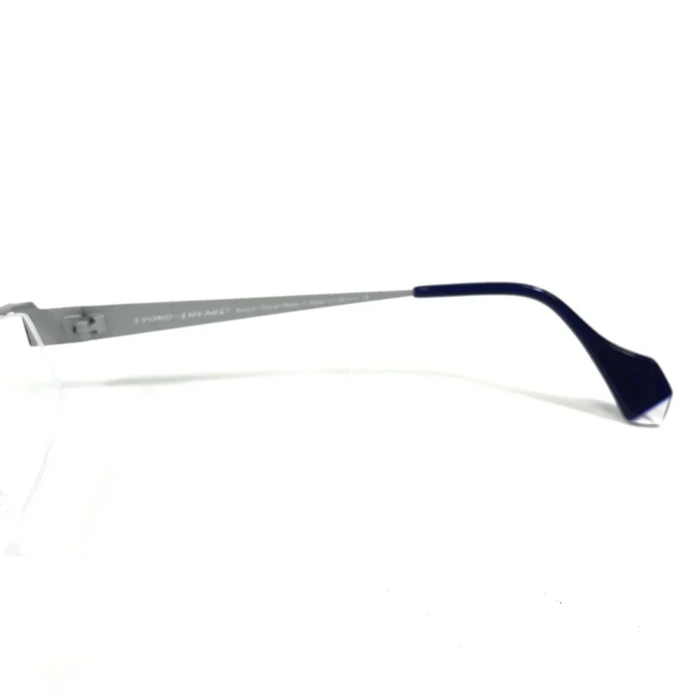 Iyoko-Inyake Eyeglasses Frames IY574 Col.195 Grey Purple Rectangular 51-19-140